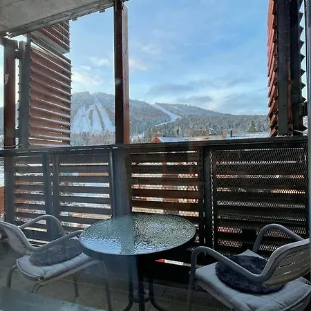 Brand New Family In Center With Garage & Mountain View Lägenhet Harrachov